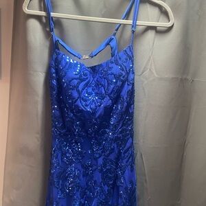 Windsor Royal Blue Sequin Dress